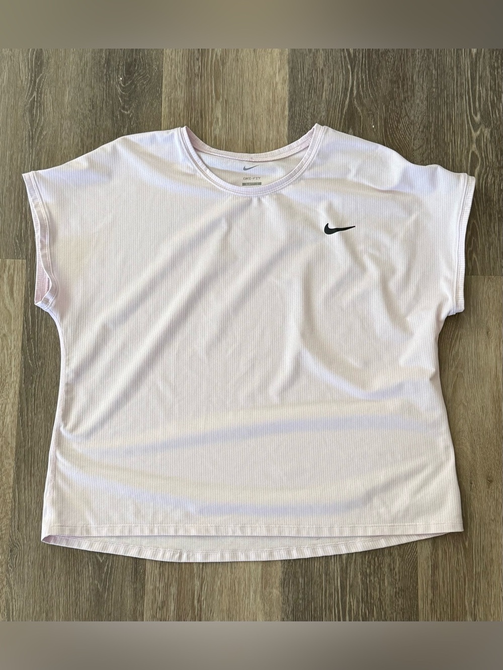 🩷 Nike Dri-FIT Baby Pink Active Tee | Women’s Size XL